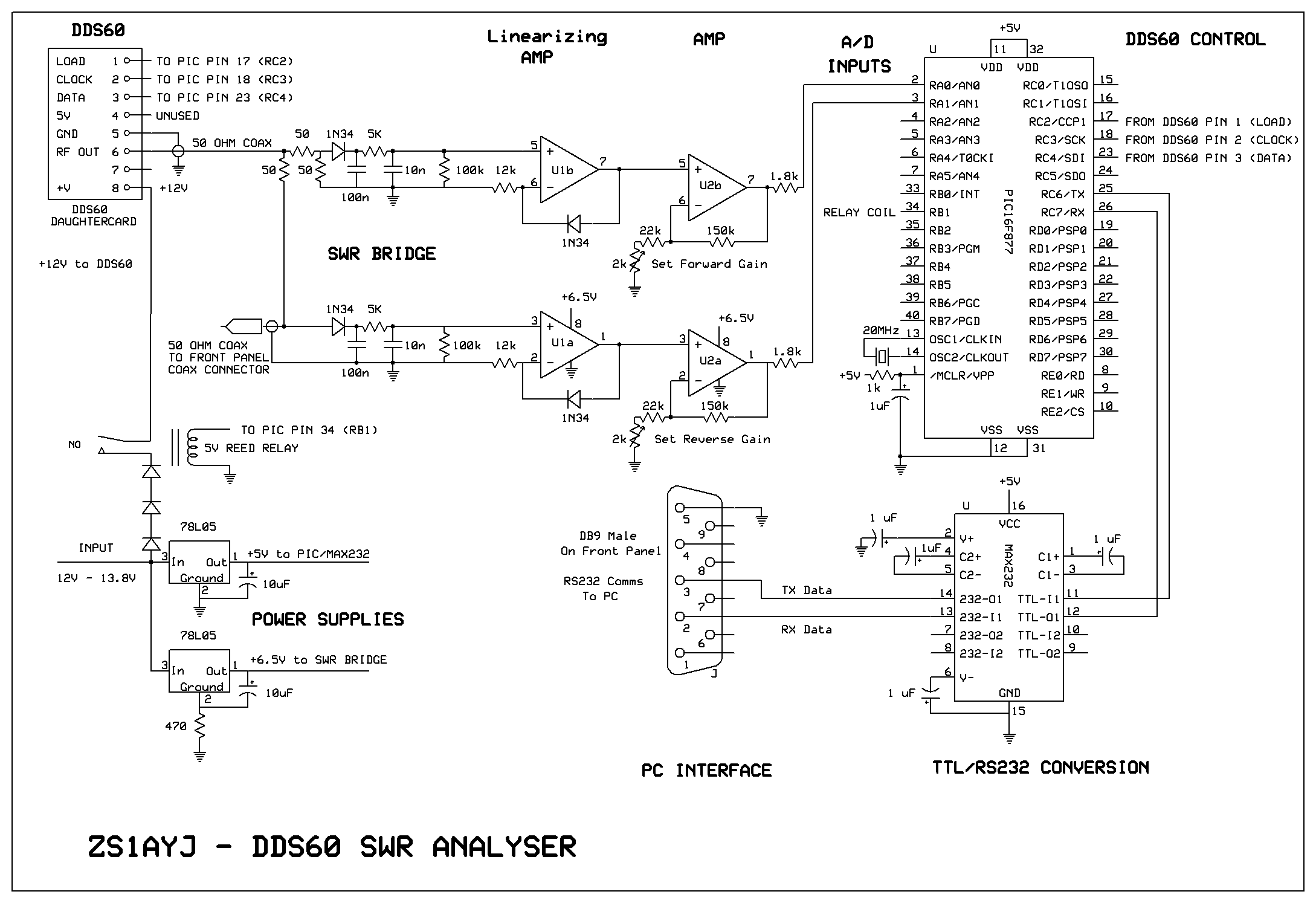 Delta 6201 Pto Switch Diagram : A SWR Analyser using a DDS60 | Jonathan